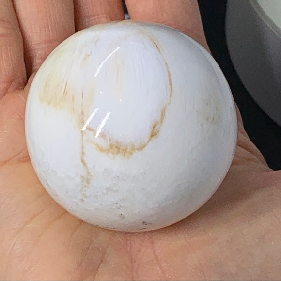 Flower Agate Sphere Crystal Ball Self Confidence Courage - Picture 9 of 17